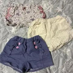 ベビー 90cm ショートパンツ 3点セット 女の子