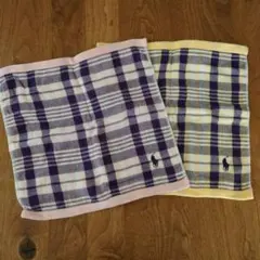 ポロ・ラルフ・ローレン タオルハンカチ 2枚セット