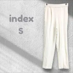 インデックス index カジュアルパンツ ホワイト Sサイズ オフィスのサムネイル