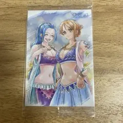 ワンピースウエハースカード our memories No.07 ナミ＆ビビ - メルカリ