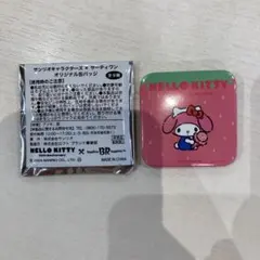 ハローキティ　サーティワン　マイメロディ　缶バッジ　50周年