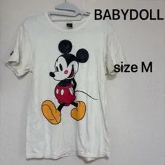 BABYDOLL ミッキーマウス Tシャツ Mサイズ