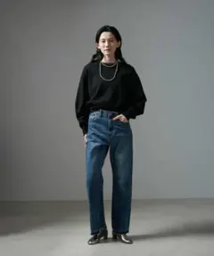 再値下SALONadam et ropéクロップドクルーネックニットプルオーバー