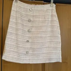 MIIA ツイードスカート
