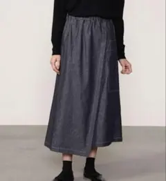 nicholson&nicholson　デニムラップスカートのサムネイル