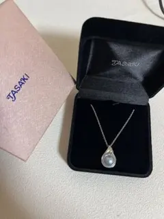 TASAKI マベパール ネックレス シルバーカラー　ケース付