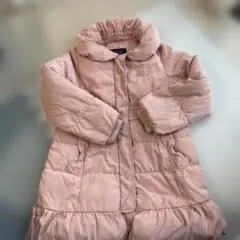 Hasuhasu 中綿コート 120 ピンク ドット柄