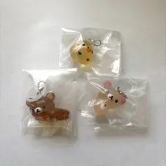 リラックマ クリアマスコットチャーム 3個セット