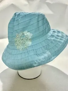 ANTEPRIMA 水色 撥水性 フラワー装飾 56〜57.5㎝ 未使用品