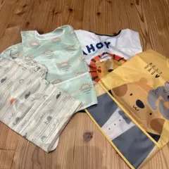 子供用お食事エプロン 4点セット