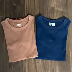 ユニクロU クルーネックTシャツ　半袖　Lサイズ　2枚セット