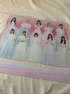 サイン入りビジュアルクリアパネル ＝LOVE イコラブ 一番くじ A賞