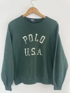 80s Polo by Ralph Lauren グリーンスウェット