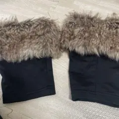 ブーツ　ファー　ブーツ用アクセサリー　ブーツカバー