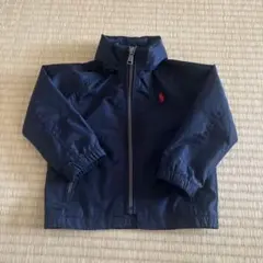ラルフローレン　ネイビー ジッパー付きジャケット