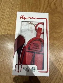 赤 プラダを着た悪魔 スタバ コラボStarbucks ストラップ 日本未発売