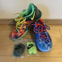 美品！Nike Kobe8 レッド/グリーン/ブルー 予備シューレース付き