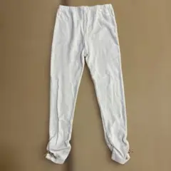 プティマイン　レギンス 120cm スパッツ　長ズボン　裾シャーリングリボン