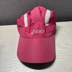 asics ピンク キャップ