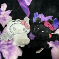 パンダ　ハローキティ　こあくま×てんしマスコット　コンプセット