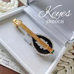 Keyes キーズ 楽器 マンドリン ブローチ ミュージック 音楽 音符 カナダ