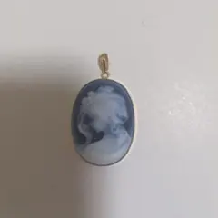 ★カメオ ブローチ K18 作者サイン刻印有《美品》★ ズーマーカスタムシート