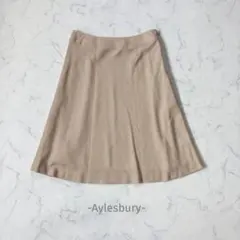 Aylesbury/フレアスカート/13/ベージュ/ウール混/上品/綺麗め/膝丈のサムネイル