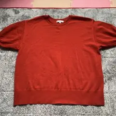 GLOBAL WORK 半袖ニット M レッド