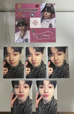 JO1 HITCHHIKER 鶴房汐恩 トレカ セルカ ステッカー  セット