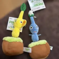 ピクミン 引っこ抜きぬいぐるみマスコット 黄・青セットのサムネイル