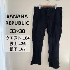 BANANA REPUBLIC AIDEN CHINO 33X30 ネイビー