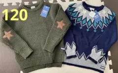 未使用 BREEZE★男の子★ニット★セーターセット 120
