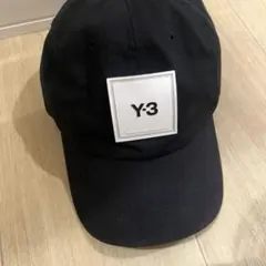 Y-3 SQUARE LABEL CAP Y-3 ブラック キャップ