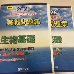 大学入学共通テスト実践問題集　駿台 2025 2026 2冊
