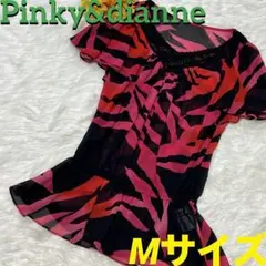 ♡可愛い♡Pinky&dianne ピンキーアンドダイアン 半袖カットソー Mのサムネイル