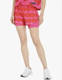 adidas マリメッコ　ランニングパンツ