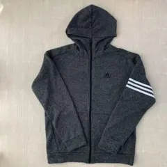 adidas アディダス ジップアップパーカー グレー Lサイズ スポーツMIX