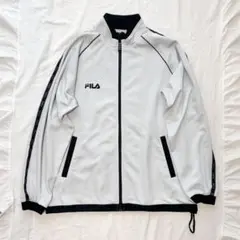 【値下げ】FILA フィラ トラックジャケット ライトブルー バイカラー 水色