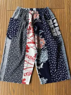 416.白いパンツ、蝶々 大吉 ゆったり パッチ 軽い - メルカリ
