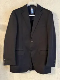 美中古 ユナイテッドアローズ テーラードジャケット 綿麻 ネイビー サイズ48