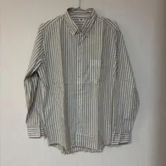 UNIQLO ストライプシャツ ベージュ Lサイズ