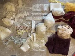 レースリボンセット 多色 さまざまなサイズ