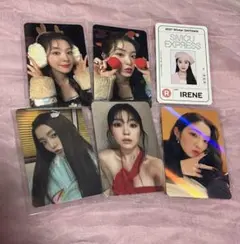 Red Velvet アイリーン キャッシュビー トレカ 6枚セット RED VELVET(IRENE&SEULGI) 公式グッズ CASHBEE CARD レッドベルベット