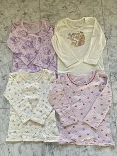 キッズ長袖シャツ4枚セット 120cm