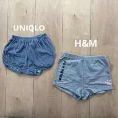 まとめ売り　女の子　男の子　80　ショートパンツ　UNIQLO H&M