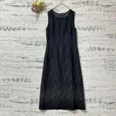 ノースリーブロングワンピース　ブラック　Mサイズ　フォーマル　パーティー　結婚式