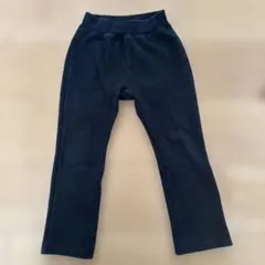 黒 ロングパンツ ポケット付き　110㎝