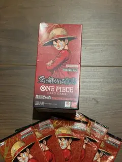 【テープ＆おまけ付き】ワンピースカードBOX受け継がれる意志