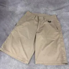 【美品✨】バウンティハンター ハーフパンツ スタッズ ロゴ ベージュ系 メンズのサムネイル