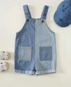 ベビー ベビー服 オーバーオール サロペット デニム 新品 即購入OK!!のサムネイル